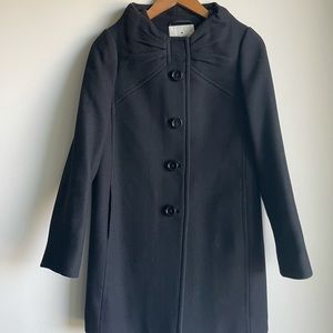 Kate Spade Peacoat with Leopard Lining | S